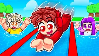 Swimming 4,281,967 Laps in Roblox Swim Race!