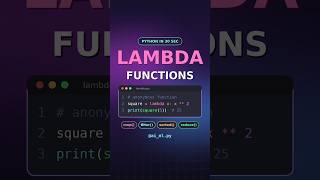 Python Lambda Functions