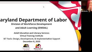 IET Tools: Design, Development & Implementation Support