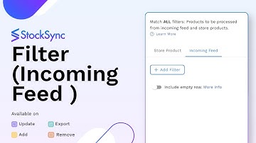 How to Set Up Incoming Feed Filter in Stock Sync - Filter Step Tutorial | Inventory Management