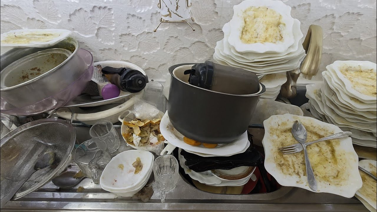 ASMR Dishwashing | Clean Plates, Water Sounds & Soft Scrubbing