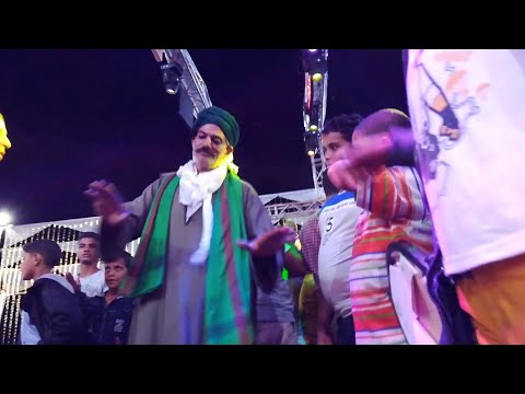 رقص شيخ العرب على مزمار حسين عريف حسام حسن اكبر فرحه في الوحال يعني الرياض 
