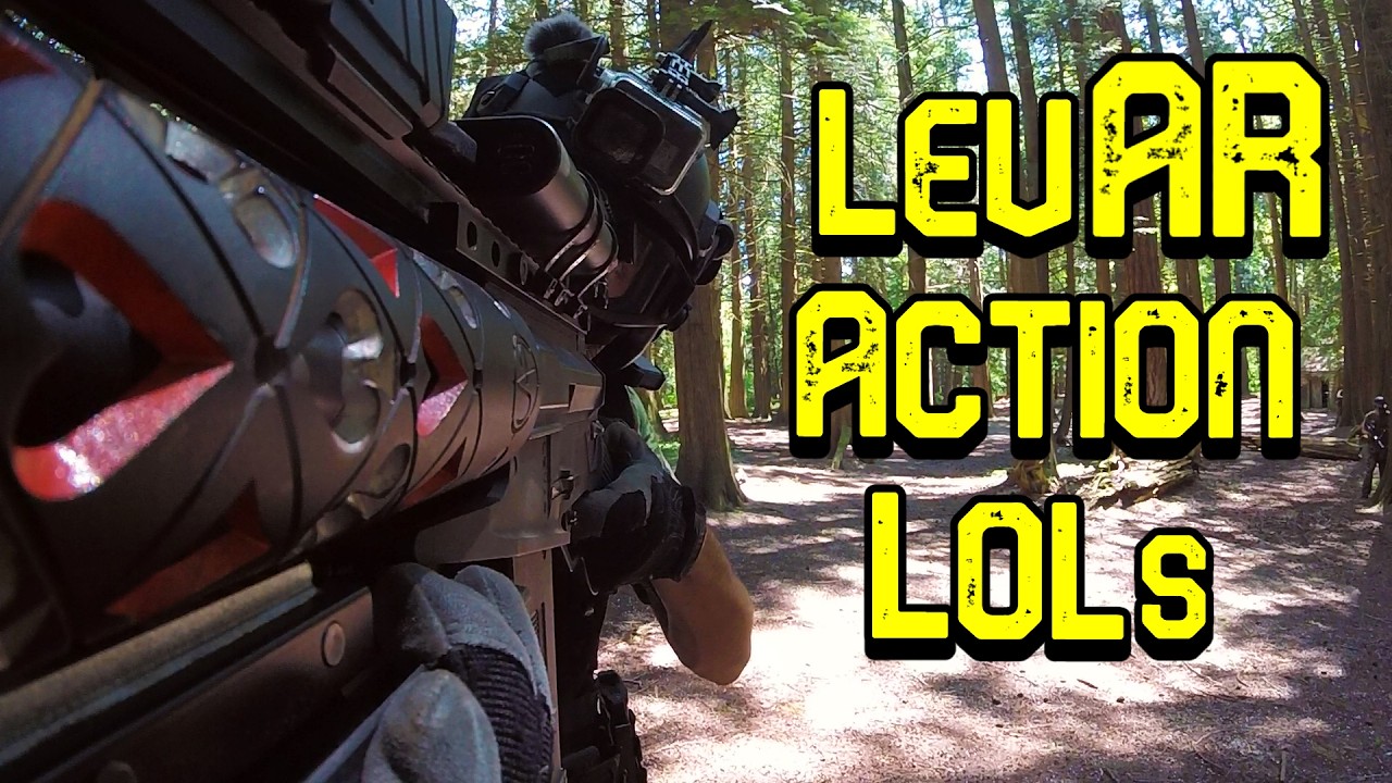 バイキングバレル ゲーム Lever Action Airsoft Fun! || G&G LevAR 15 Gameplay - YouTube