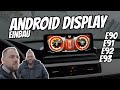 BMW E90 E91 E92 E93 Xtrons Android Radio Navigation Einbau 10.25" Install