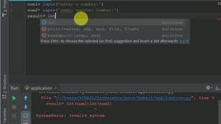 Building a very basic calculator in python programming.