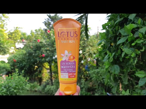 Lotus UV screen Matte Gel review | Best Sunscreen for Summers for oily skin | RARA