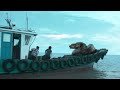 ثعبان ضخم بياكل أي حد يقرب من الجزيرة اللي بيسكن قيهاملخص فيلم King Serpent Island 