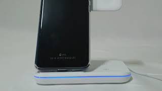 웅비 3in1 스마트폰 에어팟 애플워치 다기능 무선충전기