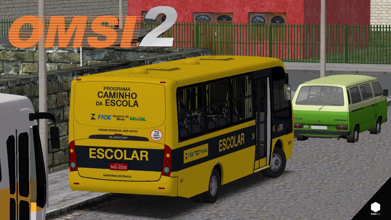 Proton Bus Simulator - Lançamento de skin escolar para Viale