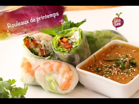 Vidéo: Comment Faire Des Rouleaux De Printemps Avec Des Crevettes Et Une Sauce Aux Arachides