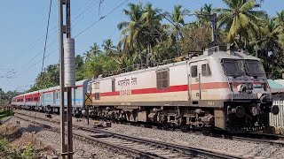 Mangalore – Chennai Mail (12602/12601) entering Manjeswar, led by RPM WAP7 (30422) News