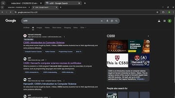 CS50 Web - Project 0: Search - Google Front-End Implementation