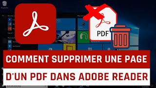 Comment supprimer une page d'un PDF dans Adobe Reader