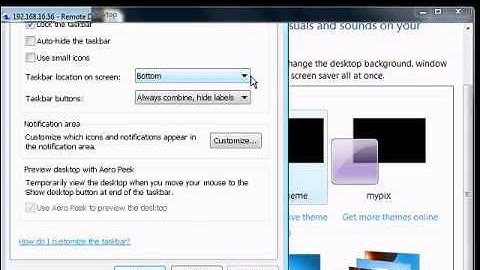 How to customize the taskbar in Windows 7