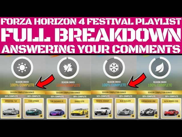 Forza Horizon 4 Series 43 Festival Playlist update gets festive