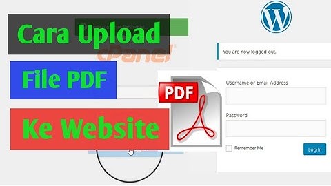 Cara Mudah Upload file PDF ke Website Wordpress