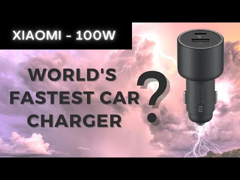 World's Fastest Car Charger? | Xiaomi 100W Car Charger | Work From Car