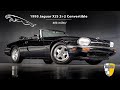 The black cat, a low mileage 1995 Jaguar XJS Convertible