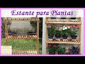 Como hacer Estantes de Madera para Plantas con forma de Escalera | Estantes para Plantas