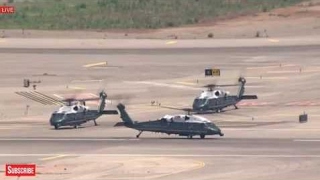SIMPLY AMAZING: President Donald Trump Departs for Jerusalem in Marine One Helicopter, Must Watch!