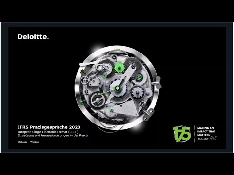 Deloitte Webcast 4/4: European Single Electronic Format (ESEF) | Workiva Demo – Built-In Approach