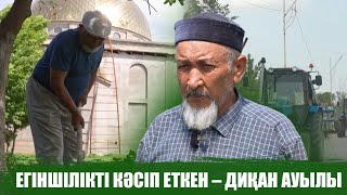 Егіншілікті кәсіп еткен - Диқан ауылы