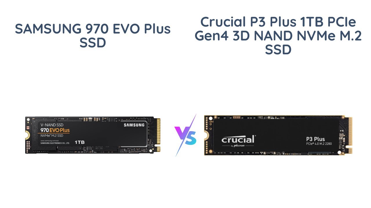 Crucial P3 vs Crucial P3 Plus 2TB M.2 NVMe SSD Review Setup and test results