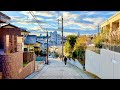 4kmodern japanese neighborhood  beautiful sunset walking tour chikusa ward nagoya