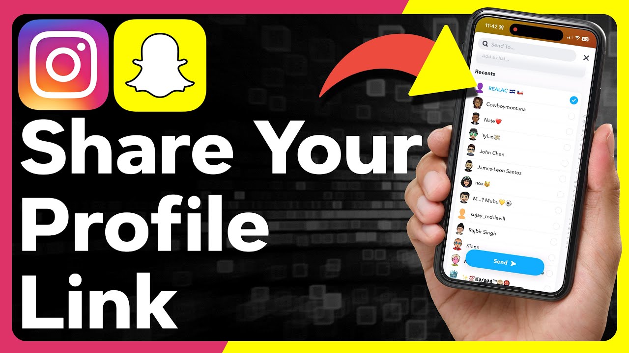 How To Share Instagram Profile Link On Snapchat