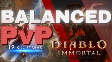I Tried BALANCED PvP and it Was GLORIOUS | Diablo Immortal
