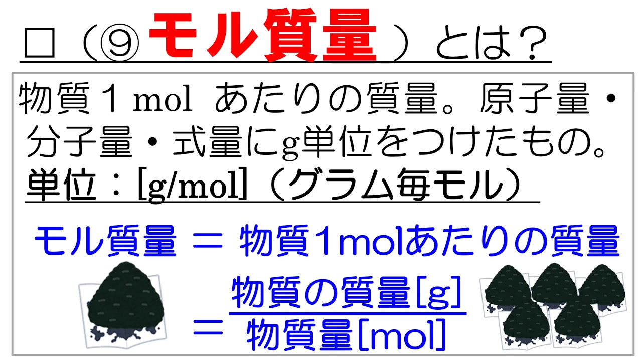スマホで危険物 学習帖 物質量 F M サイエンスブログ