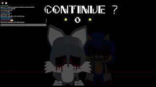 sonic.EXE: Extermitation continue screen