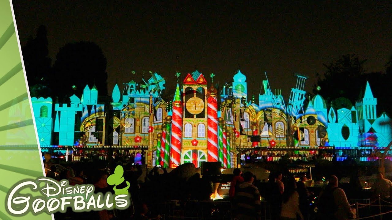 It's A Small World Holiday Lighting Disneyland Resort Anaheim 2018 🇺🇸