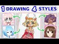 ☆ STEALING MORE YOUTUBERS' ART STYLES || Style Challenge! ☆