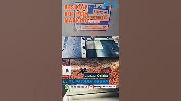 Desktop Dot Peen Marking Machine Installed at Odisha #manufacturer #markingmachine #metalmarking