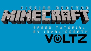 Voltz Speed Tutorial | How to build a Working Fission Reactor
