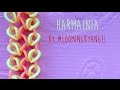 Rainbow Loom Bands Harmania by @LoomingByAngel Tutorial
