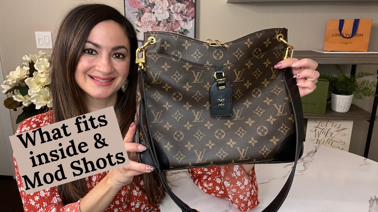 What's in my bag? LV Odeon PM vs MM 