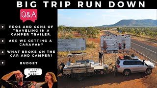 BIG TRIP RUN DOWN - Travelling Australia in a Camper Trailer l We Answer Your Questions