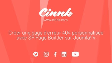 Joomla! 4 | Créer une page 404 personnalisée avec SP Page Builder
