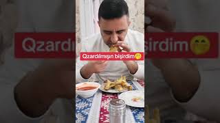 Toyuq ayağın qızardılmışın bişirdim.