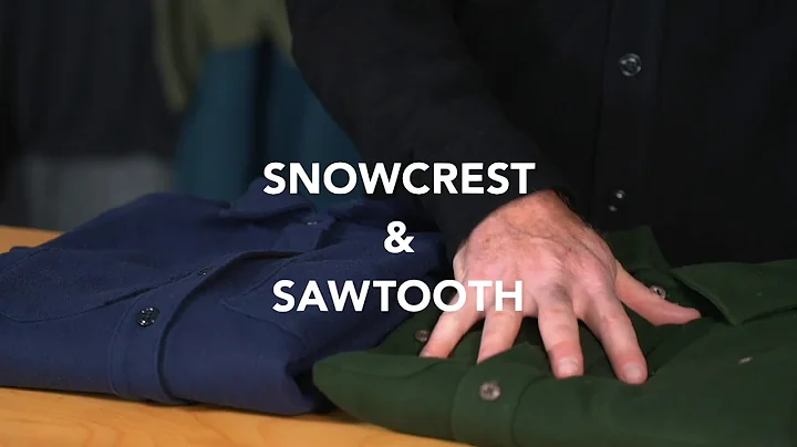 Duckworth Merino Wool Apparel - Snowcrest and Sawtooth woven fabric (100% Merino Wool)
