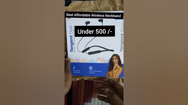 pTron Tangent Duo Stereo Wireless Neckband । Best affordable neckband । Under 500 #gadget #viral