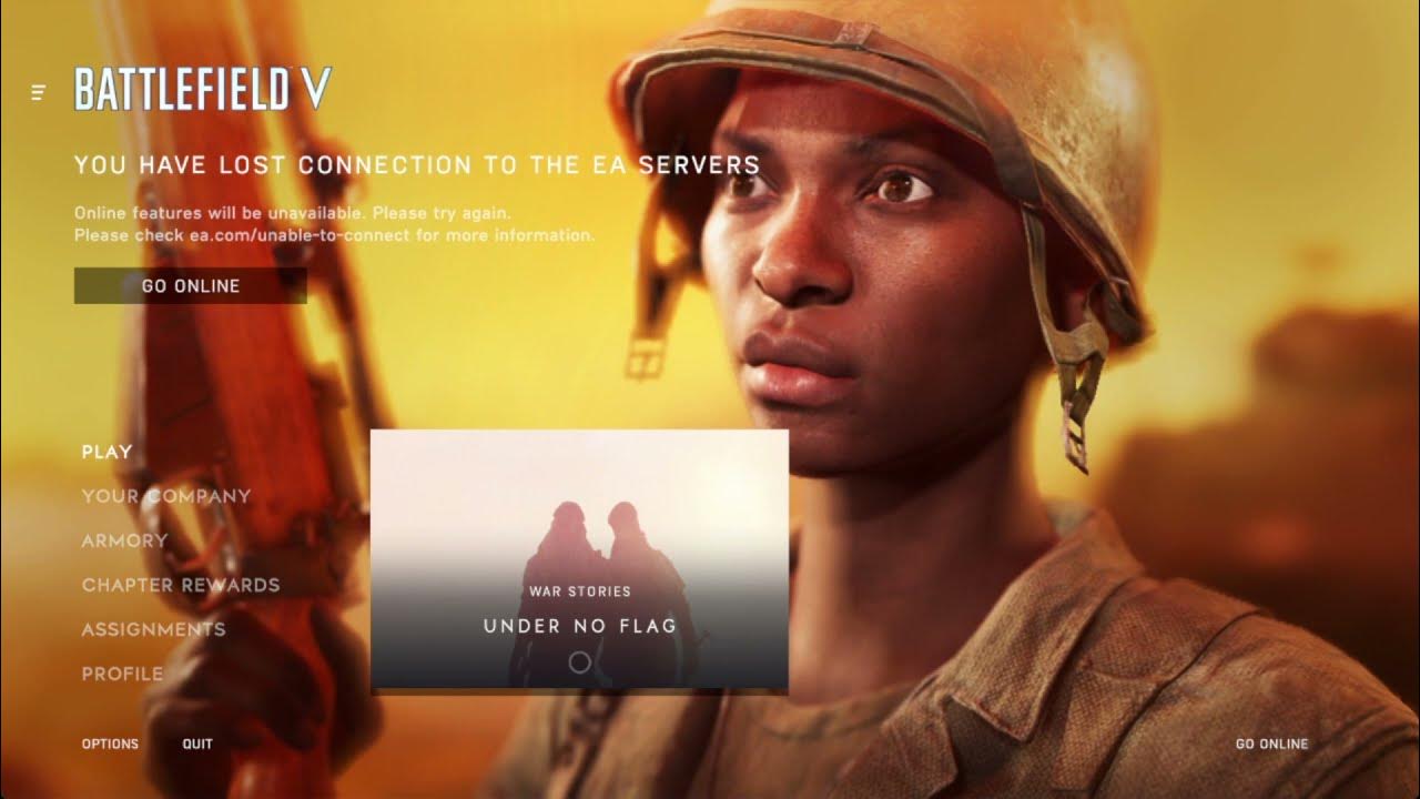 Lost connection to server. Battlefield 1 you have lost connection.