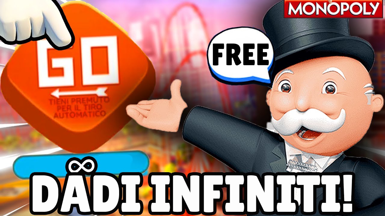 come avere dadi gratis su monopoly go