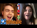 Making girls laugh speaking different languages on omegle