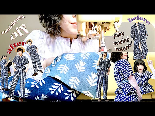 ハンドメイド♪着物リメイク　絣　もんぺ② 着物リメイク 手作り 絣 パッチワーク スカート | iichi 日々の