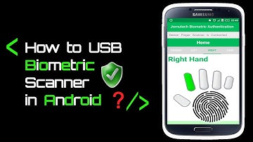 How to Develop Java Android Biometric Application with DigitalPersona 4500 Scanner?
