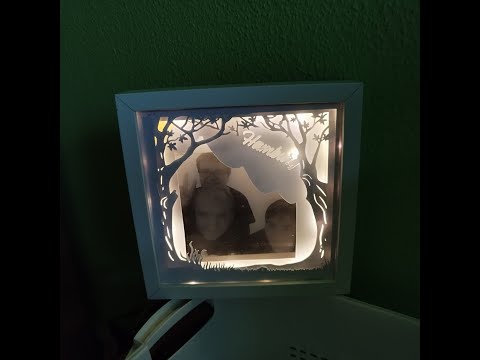 Shadowbox mit eigenem Foto machen
