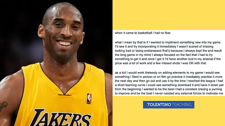 Writing Task: Add Punctuation to Kobe Bryant's THE...